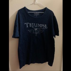 Men’s Size Large Lucky Brand Triumph Blue T-Shirt